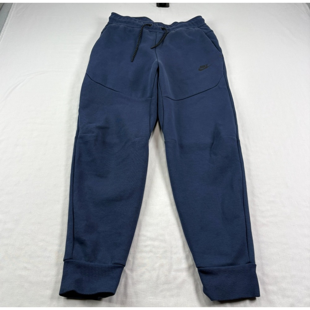 Nike Tech Fleece Jogger Sweatpants Mens Small Blue Sportswear Casual Lounge
